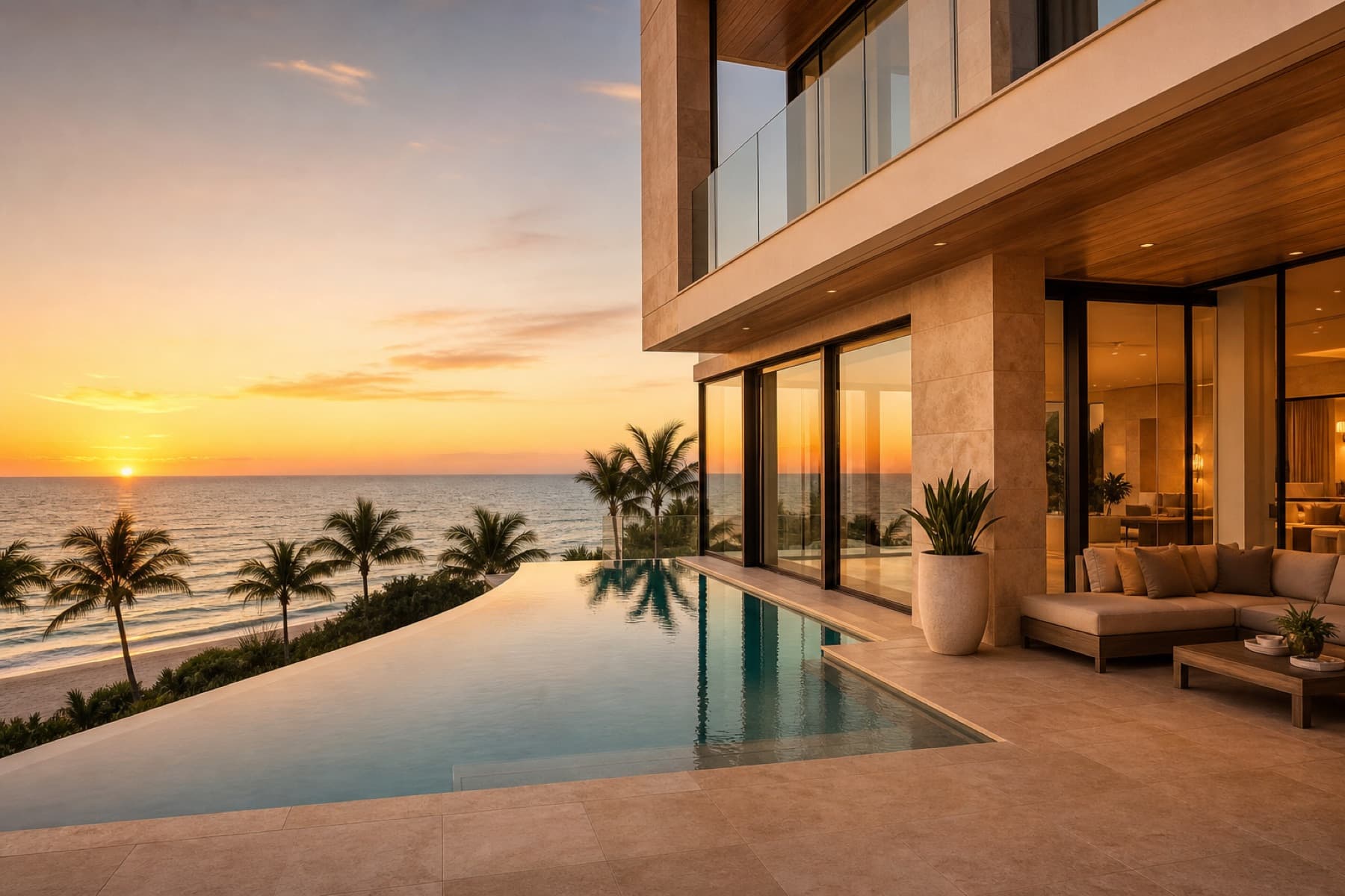 Remodelação de luxo à beira-mar em Sunny Isles, Flórida